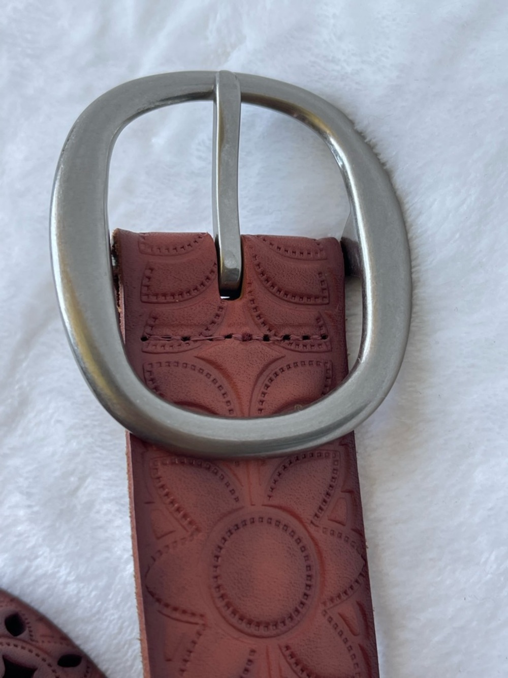 Fossil Women’s Waist Belt size L Floral - Picture 4 of 6